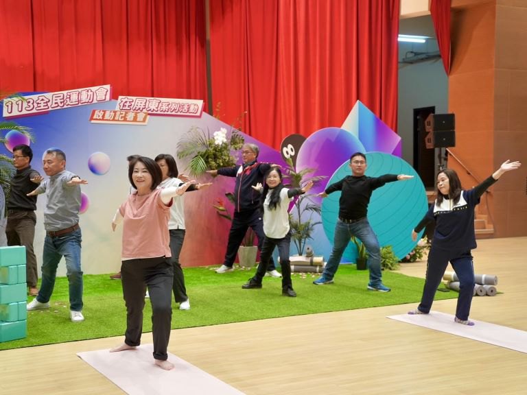 打造運動健康城市　113全民運動會在屏東首推「千人瑜珈」