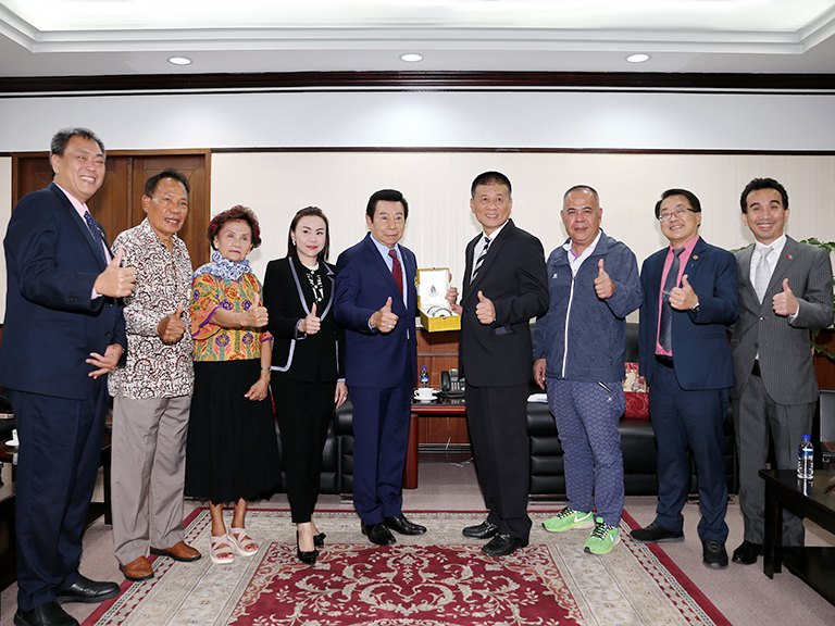 泰國文化部顧問團主席郭立勝來訪　林志展副議長接見