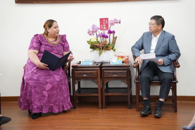 馬紹爾駐台大使訪楊文科　雙方將強化原民客家文化交流
