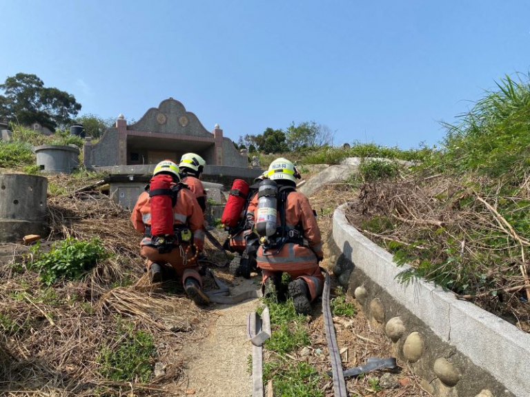 清明掃墓安全第一！　竹市消防局呼籲「4不1要」 慎防火災保障安全