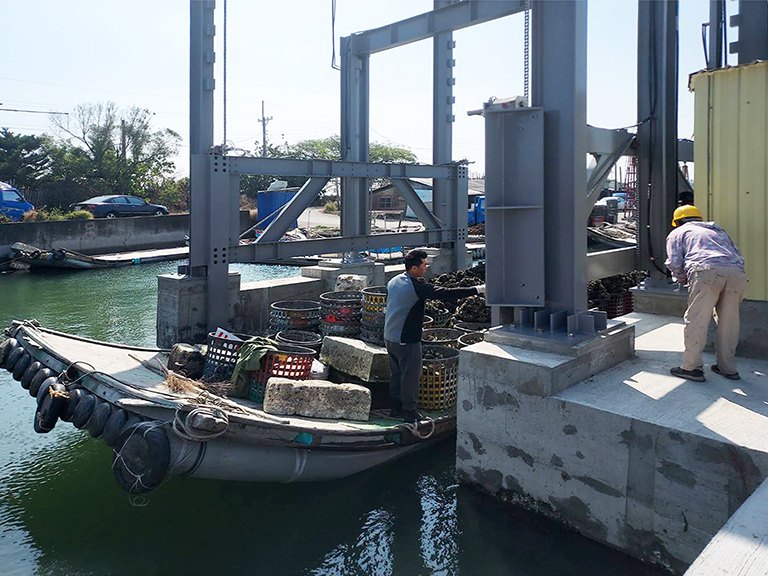 臺南四草漁港吊船塔大改造　全新舒適環境將帶動漁業發展