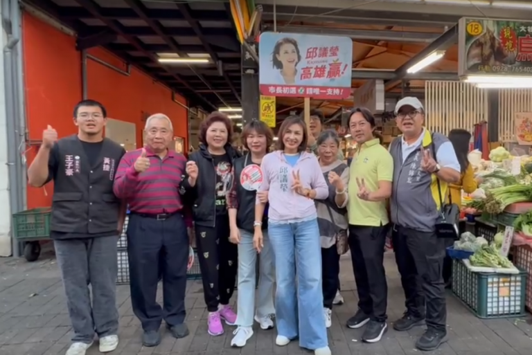 邱議瑩勤走基層聽民意　市場掃街婆媽熱情氣氛熱烈