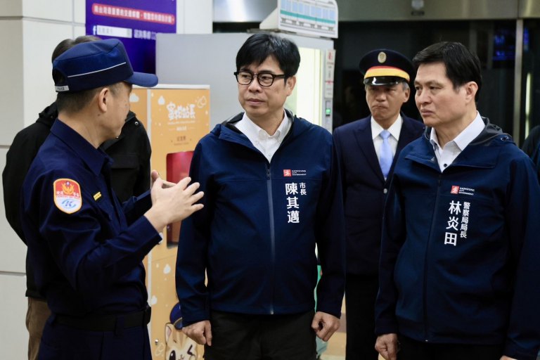啟動最高等級維安工作　陳其邁視察高雄車站強化警力維安確保民眾安全