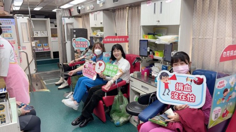 北榮新竹分院熱心捐血　結合胃癌篩檢守護民眾健康