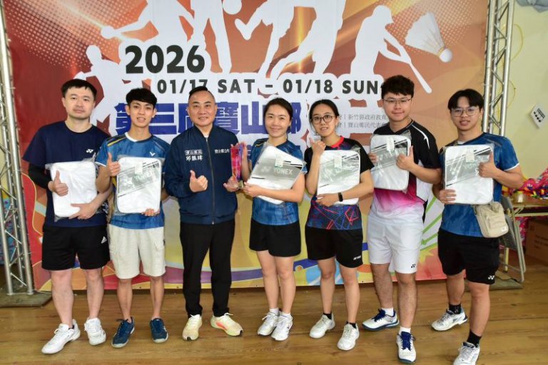 第三屆藍鵲盃羽球賽圓滿落幕190人參賽創新高　展現寶山多元運動推廣成果
