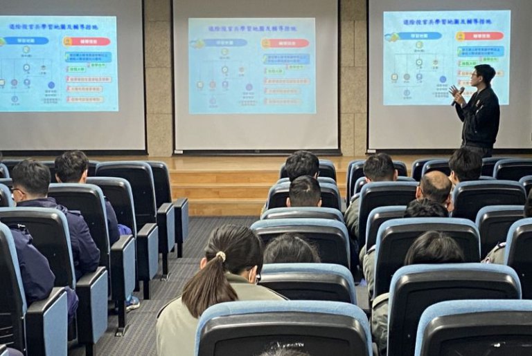 新竹榮服處前進空軍二聯隊鼓勵長留久用推廣官兵權益 新竹榮服處前進空軍二聯隊鼓勵長留久用推廣官兵權益