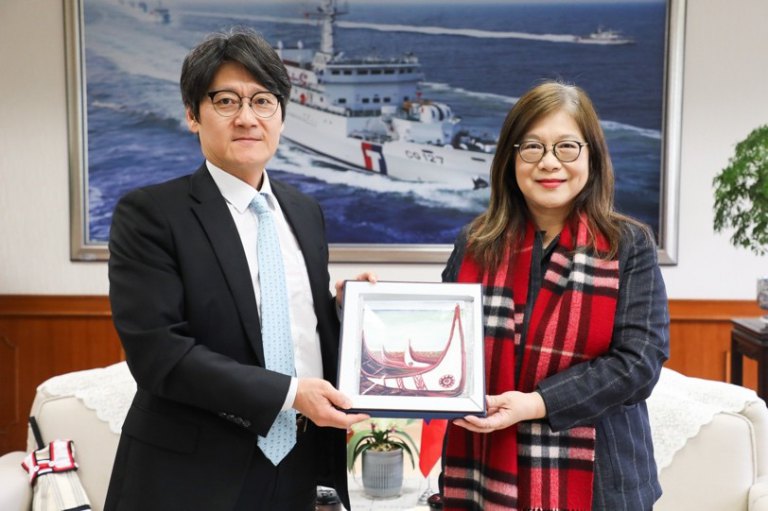 駐臺北韓國代表部率團訪海委會　安全合作與棒球競技的「Magic Balance」共識