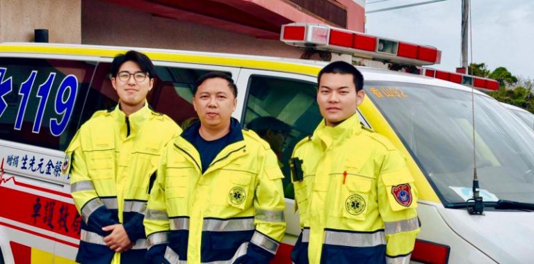 竹市消防火速搶救　工地階梯間成功救回OHCA患者並康復出院