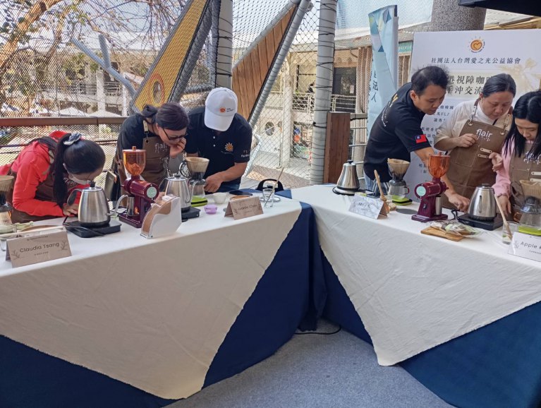 台港視障咖啡師齊聚彰化交流　用專業翻轉生命展現職人價值