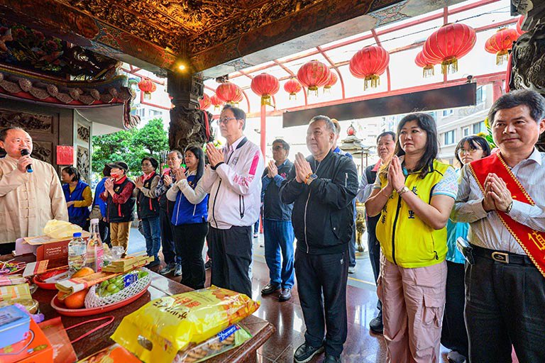 長德祠福德正神聖誕弘揚信仰　張善政出席肯定公益回饋地方
