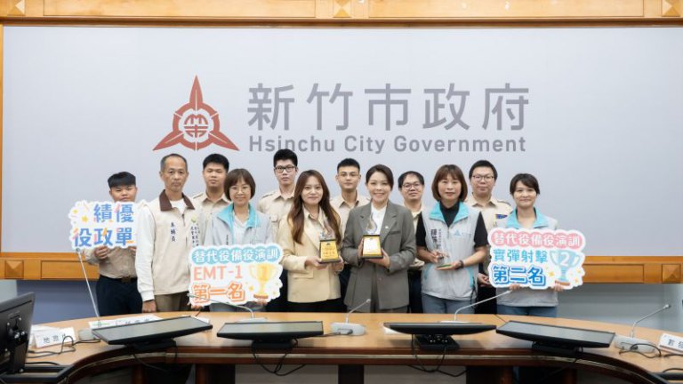 竹市役政勇奪EMT演訓全國第一再創佳績　高虹安市長肯定團隊努力