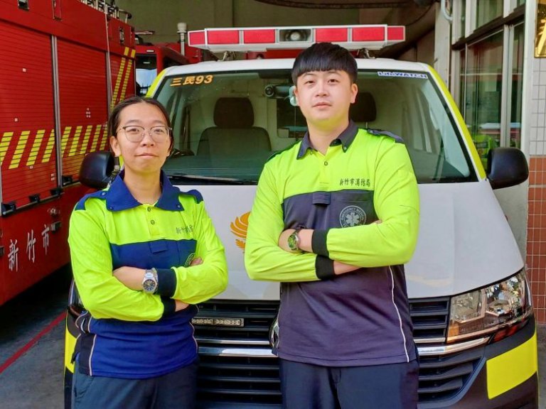 竹市消防員專業救護助OHCA患者康復出院　高虹安市長肯定守護市民生命安全