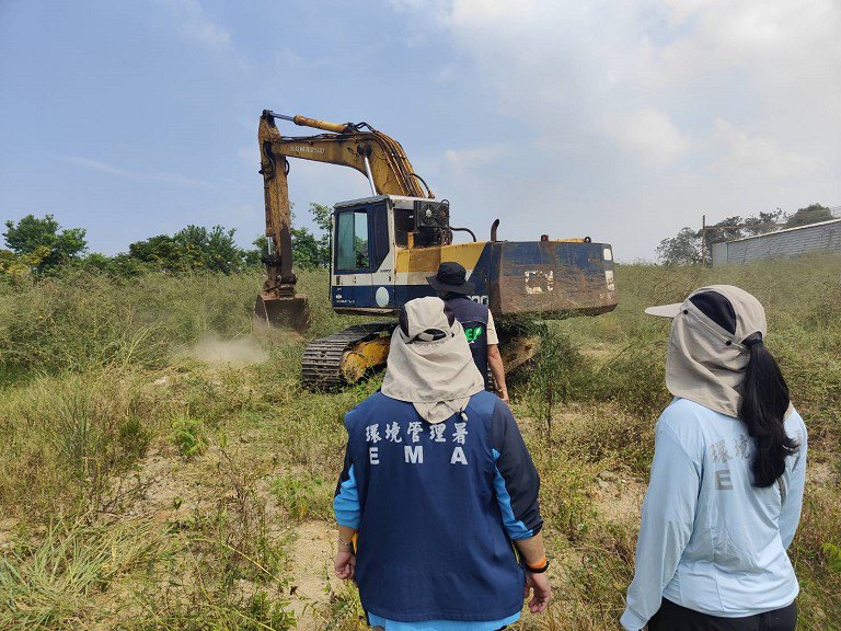 龍潭與楊梅區「假整地、真棄置」　環檢警聯手破獲 全力打擊環保犯罪