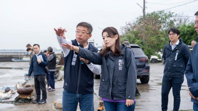 回應第一線漁民需求！　高虹安市長視察海山漁港推動清淤與港區設施升級