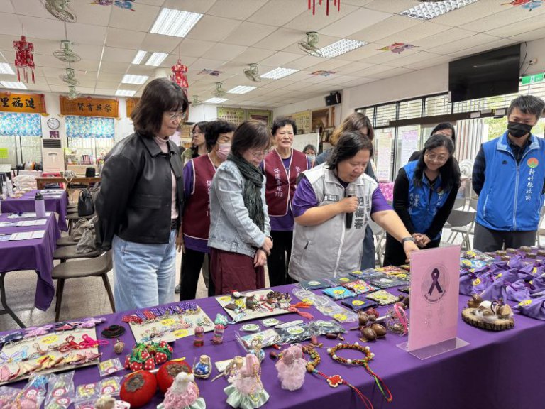 竹縣推動防暴有成　竹北社區獲紫絲帶認證