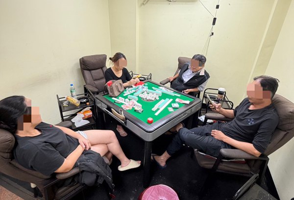 中壢擴大臨檢　查獲職業賭場