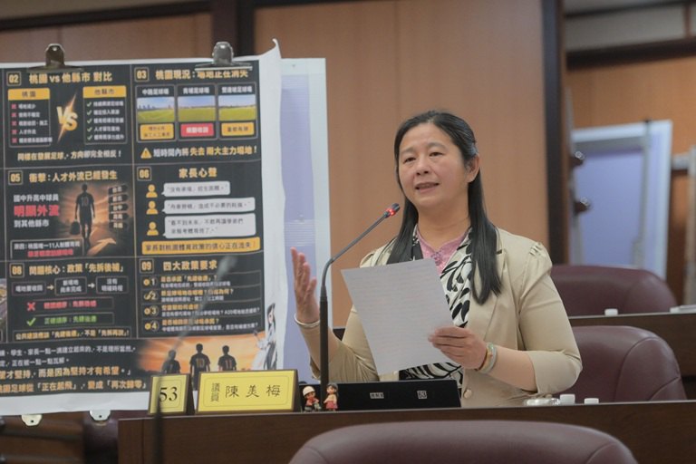 推動道路開闢與足球場規劃　市議員陳美梅：市府應關注北區發展