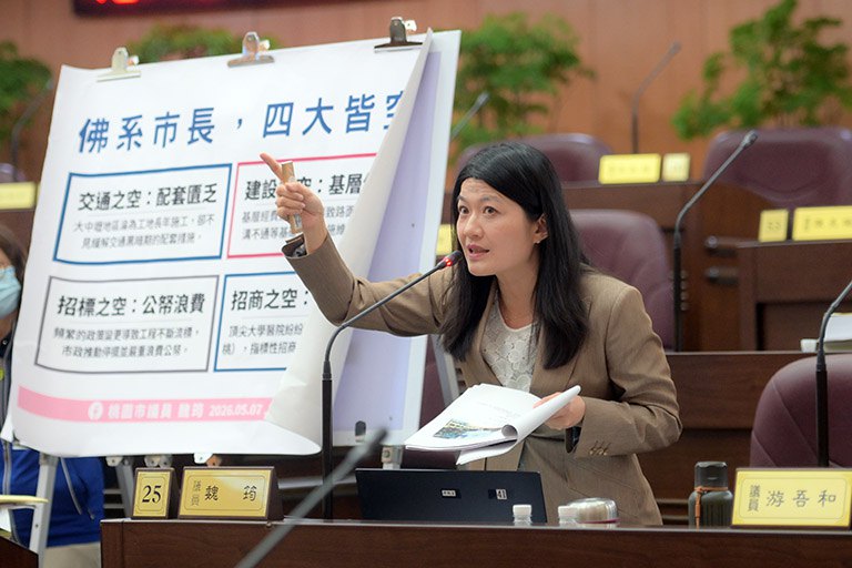 中壢大型工程衝擊民生　市議員魏筠建議市府改善配套