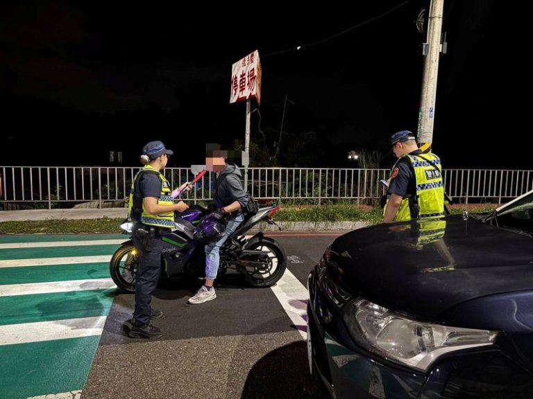 新竹縣警強化毒駕執法　唾液快篩陽性依法逮捕並建請羈押
