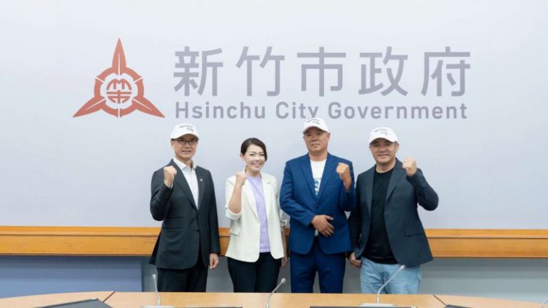 前職棒球星聯手組建竹市城市棒球隊　 高虹安市長為陳瑞振總教練授帽領軍打造新紀元