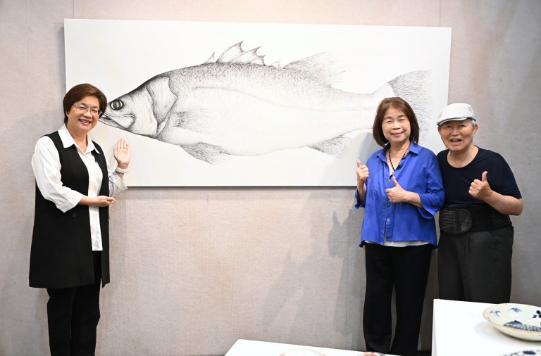 譜寫生活與藝術對話！　劉峯松、翁金珠「夫藏妻畫」聯展