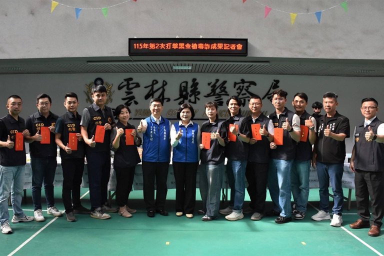 雲林檢警鐵腕出擊 　雷霆掃蕩黑金槍毒詐　徹底斬斷黑幫金脈