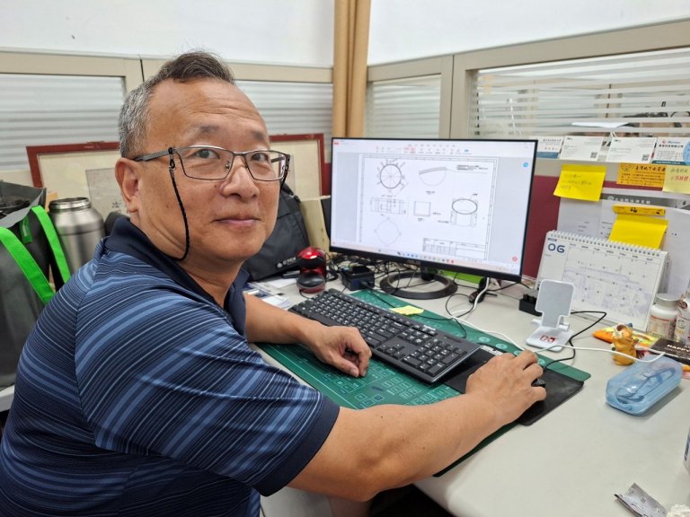 56歲退伍軍官靠進修補足工程設計能力　SolidWorks課程助攻第二春職涯