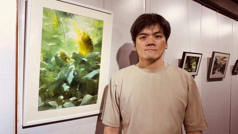 侯彥廷水彩畫展以光的重量畫出空間靈光 侯彥廷水彩畫展以光的重量畫出空間靈光