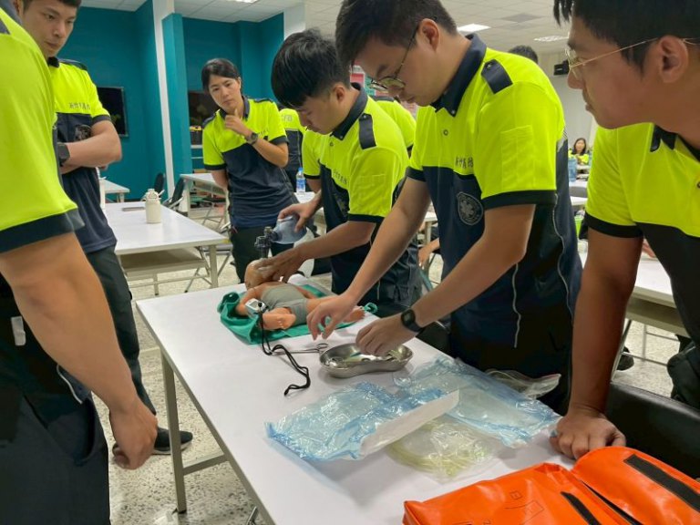 持續精進救護量能！　竹市消防局辦理EMT複訓以專業守護每一條生命