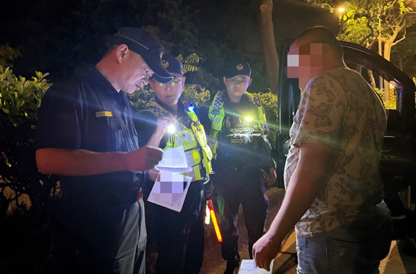 中壢警方再次進行擴大臨檢　查獲毒駕和酒駕均送辦