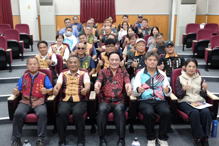 原民會主委曾智勇赴屏東縣說明丹娜絲颱風及七二八豪雨災後復原重建計畫