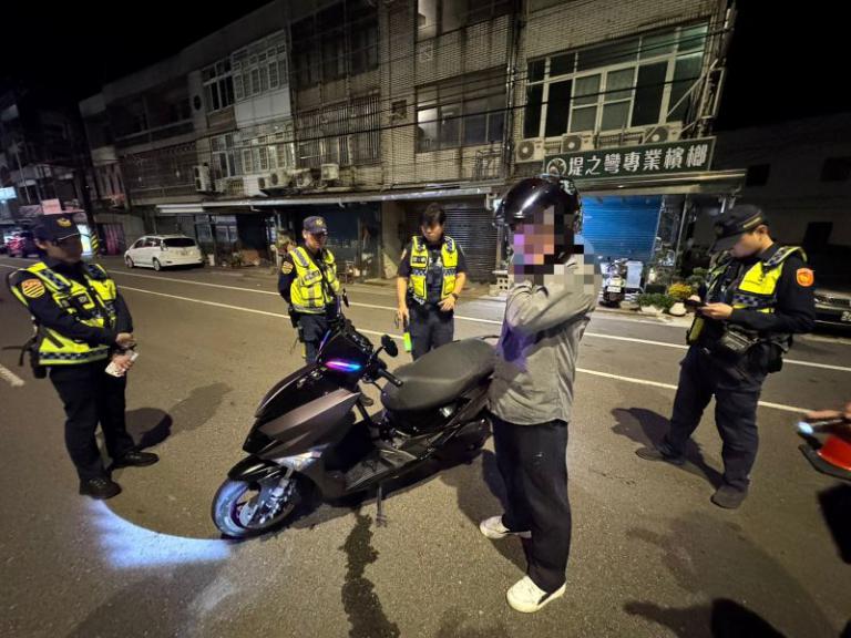 竹縣警威力路檢嚴打毒駕，竊嫌藏毒遭逮　唾液快篩揪出毒駕