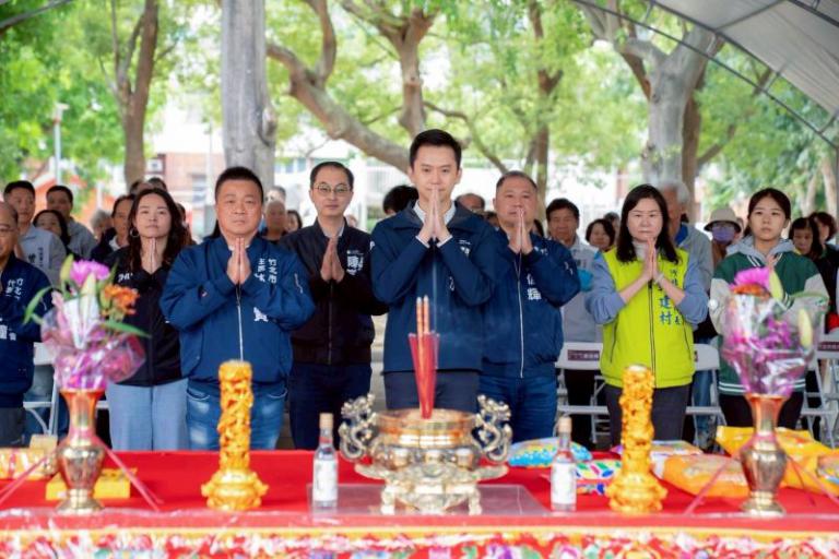 福興公園第二期改善工程啟動　鄭朝方：打造縣治特區雙十字公園綠廊