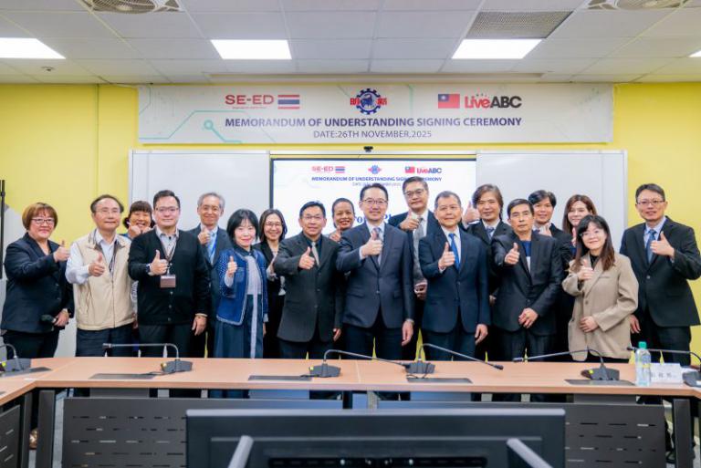 明新科大半導體 × 雙語跨域接軌國際 　 攜手泰國 Se-Education 教育集團、LiveABC 推動跨國人才培育